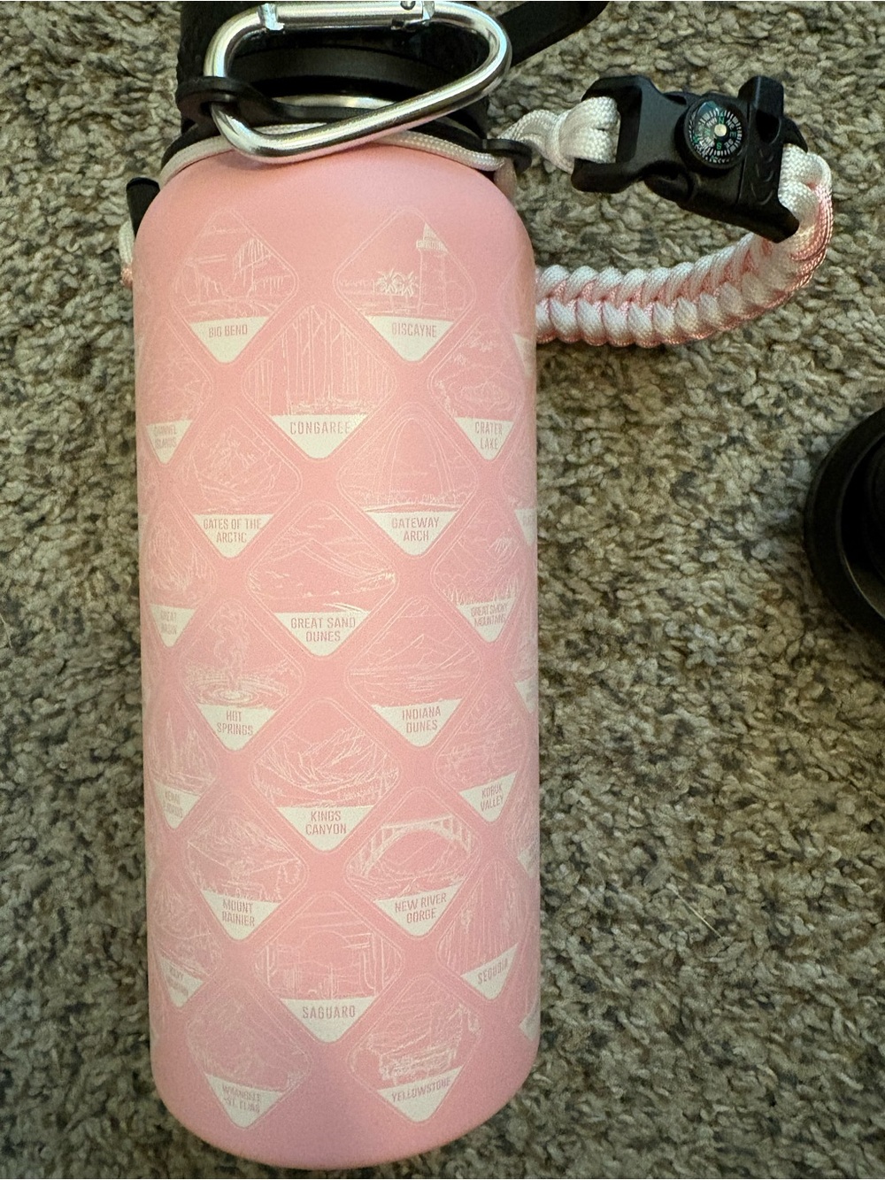 Pink National Parks Stainless Water Bottle - 32oz - Picture 5 of 5